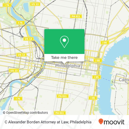 Mapa de C Alexander Borden Attorney at Law