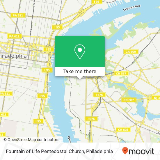 Mapa de Fountain of Life Pentecostal Church