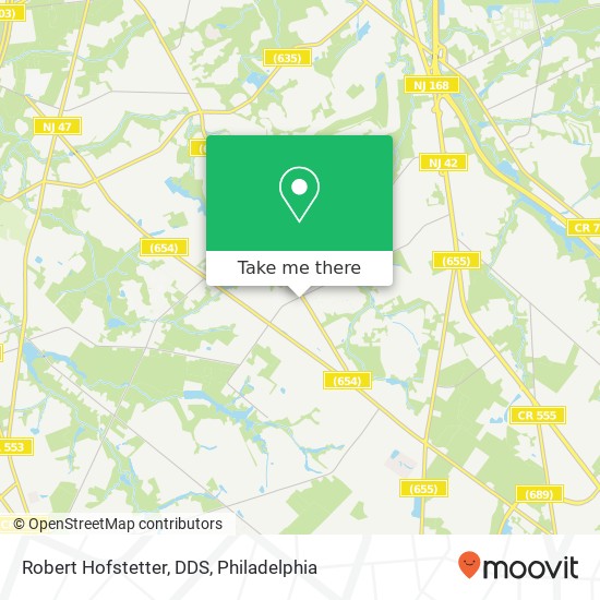 Mapa de Robert Hofstetter, DDS
