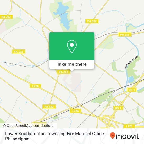 Lower Southampton Township Fire Marshal Office map