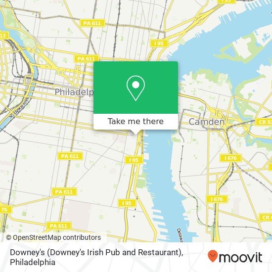 Downey's (Downey's Irish Pub and Restaurant) map