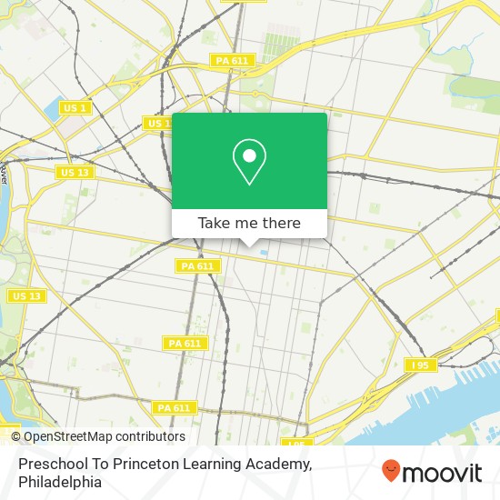 Preschool To Princeton Learning Academy map