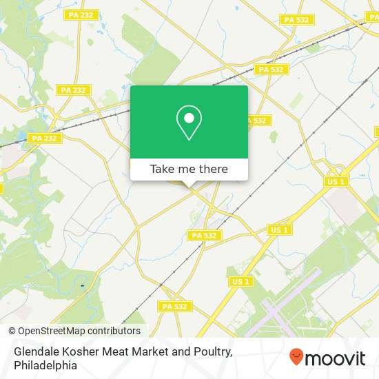 Glendale Kosher Meat Market and Poultry map