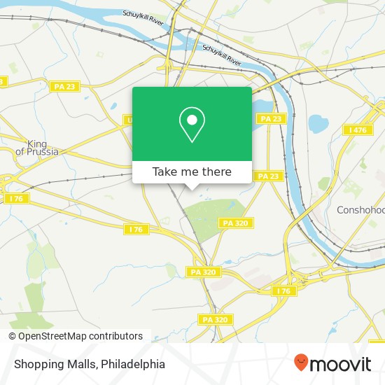 Mapa de Shopping Malls