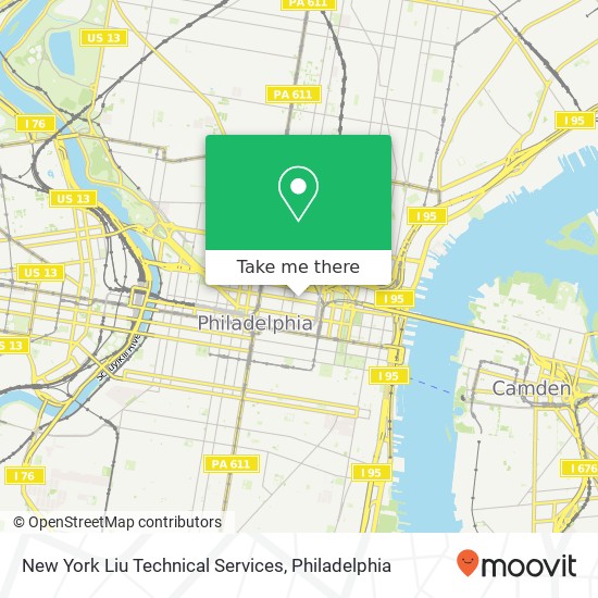 New York Liu Technical Services map