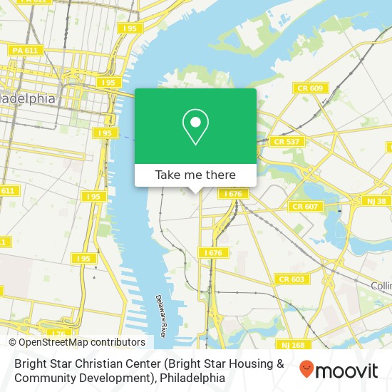 Mapa de Bright Star Christian Center (Bright Star Housing & Community Development)