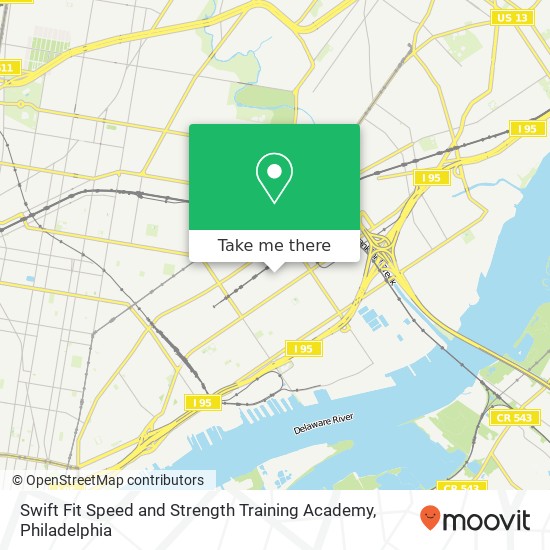 Mapa de Swift Fit Speed and Strength Training Academy