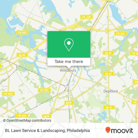 BL Lawn Service & Landscaping map