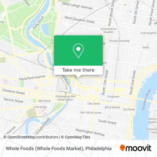 Whole Foods (Whole Foods Market) map