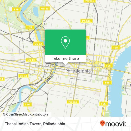 Mapa de Thanal Indian Tavern