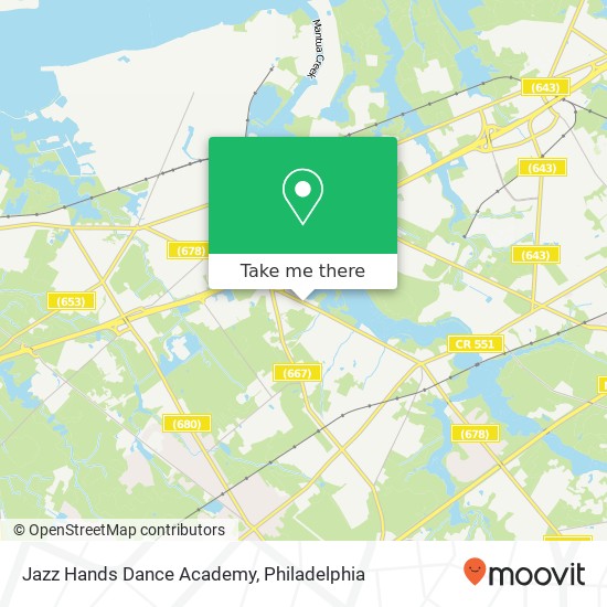 Jazz Hands Dance Academy map