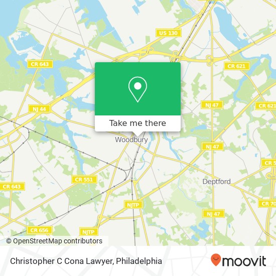 Christopher C Cona Lawyer map