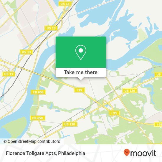 Mapa de Florence Tollgate Apts