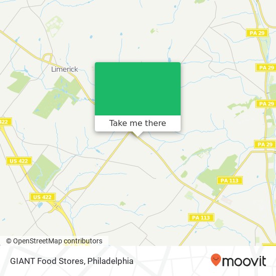 Mapa de GIANT Food Stores