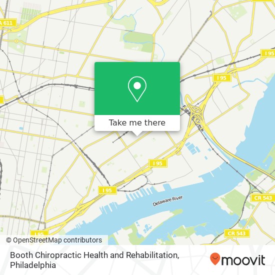 Booth Chiropractic Health and Rehabilitation map