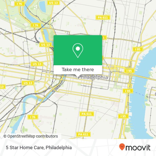 5 Star Home Care map