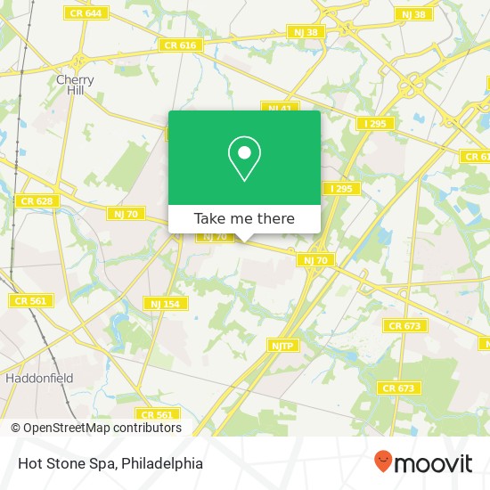 Hot Stone Spa map