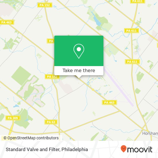 Mapa de Standard Valve and Filter