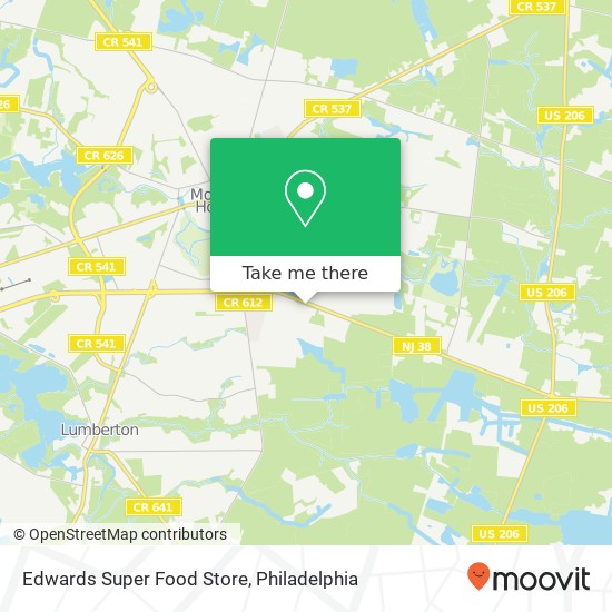 Edwards Super Food Store map