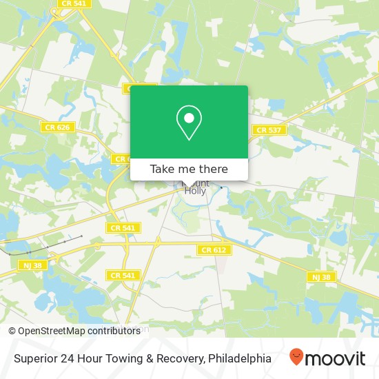 Mapa de Superior 24 Hour Towing & Recovery