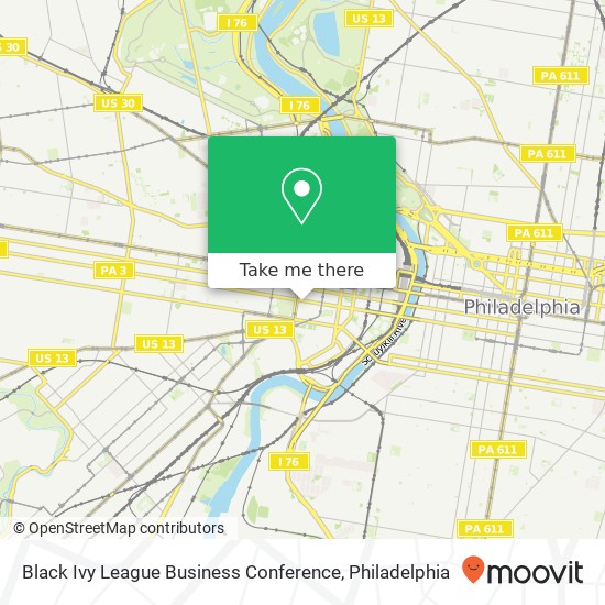 Black Ivy League Business Conference map