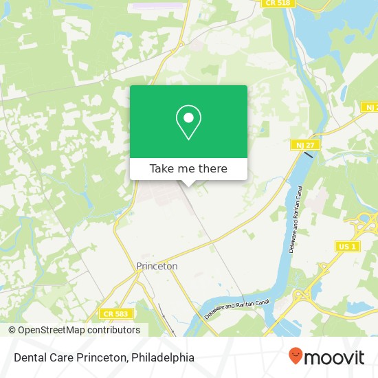 Dental Care Princeton map