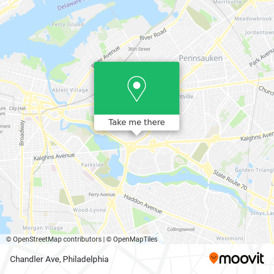 Mapa de Chandler Ave