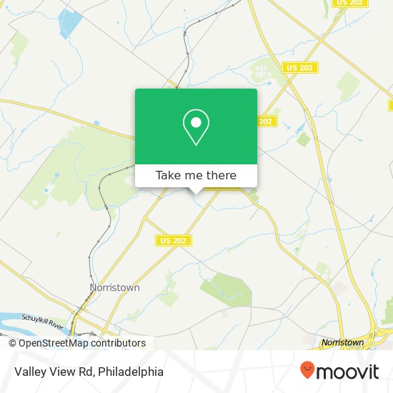 Valley View Rd map