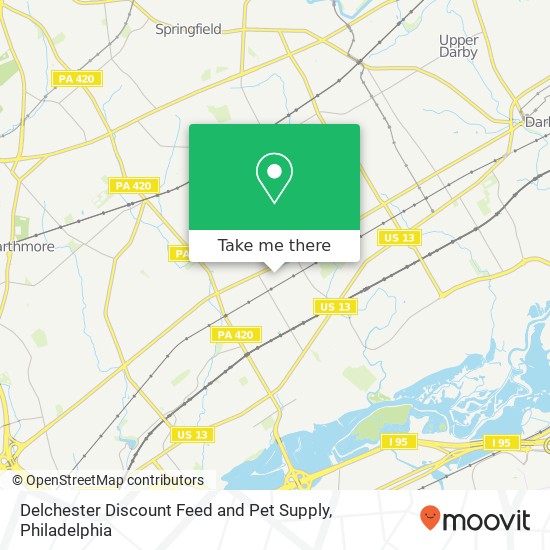 Delchester Discount Feed and Pet Supply map