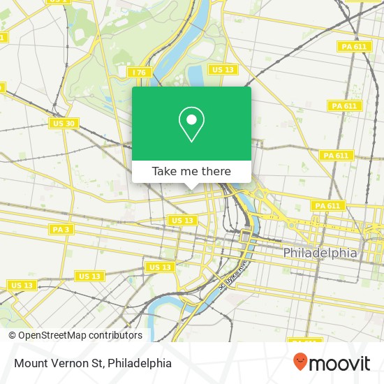 Mount Vernon St map