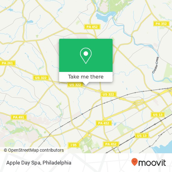 Apple Day Spa map