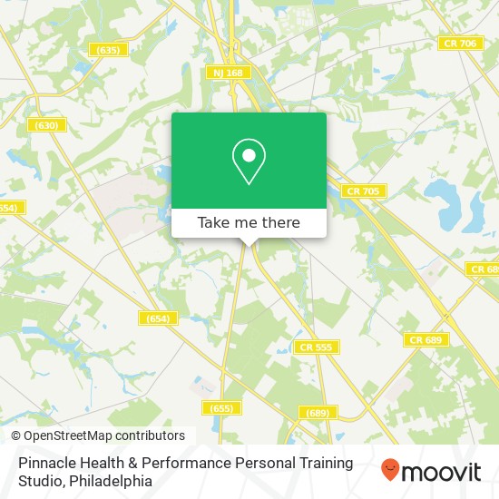 Pinnacle Health & Performance Personal Training Studio map