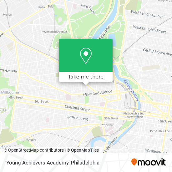 Mapa de Young Achievers Academy