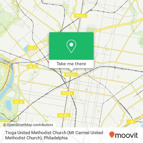 Tioga United Methodist Church (Mt Carmel United Methodist Church) map