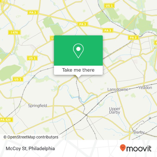 McCoy St map