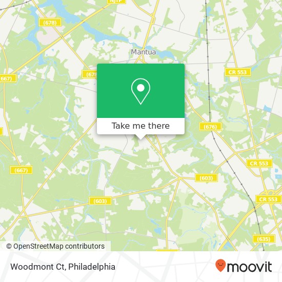Woodmont Ct map