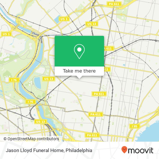 Jason Lloyd Funeral Home map