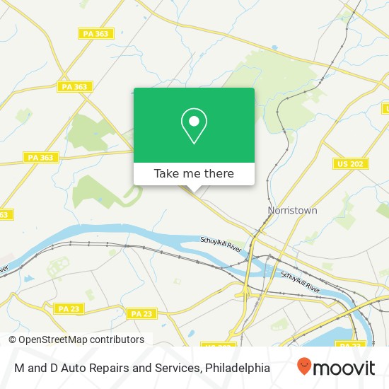 Mapa de M and D Auto Repairs and Services