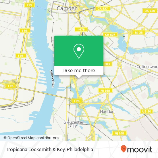 Tropicana Locksmith & Key map