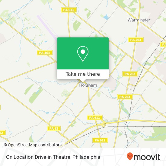 On Location Drive-in Theatre map