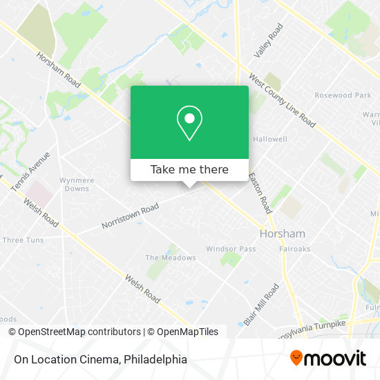 On Location Cinema map