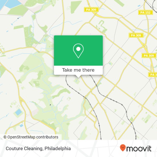 Couture Cleaning map