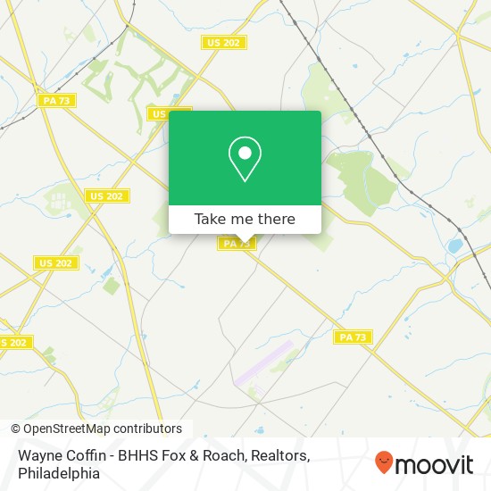 Mapa de Wayne Coffin - BHHS Fox & Roach, Realtors