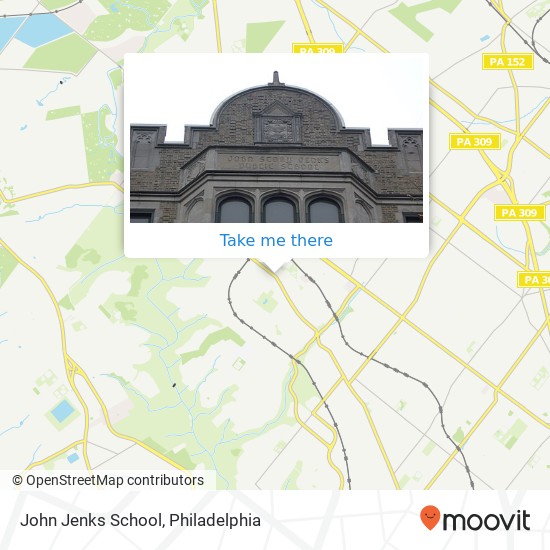John Jenks School map