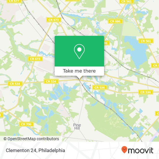 Clementon 24 map