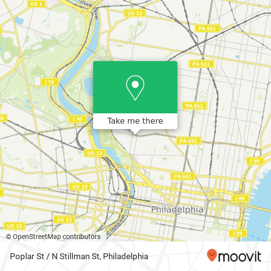 Poplar St / N Stillman St map