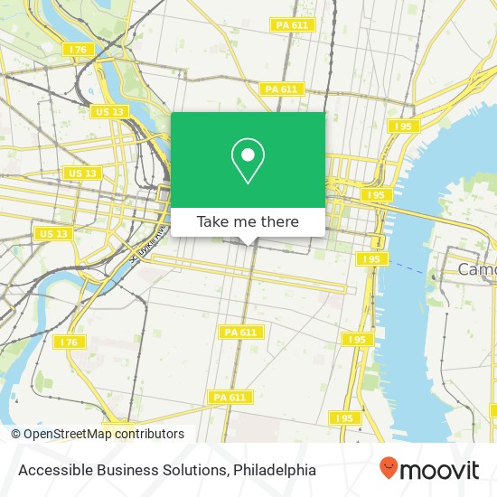 Accessible Business Solutions map