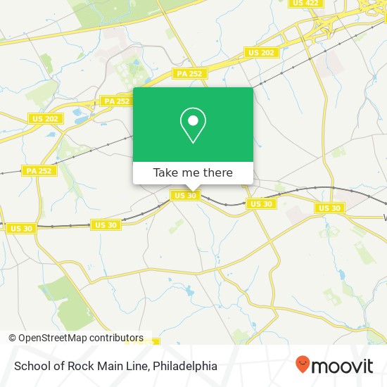 School of Rock Main Line map