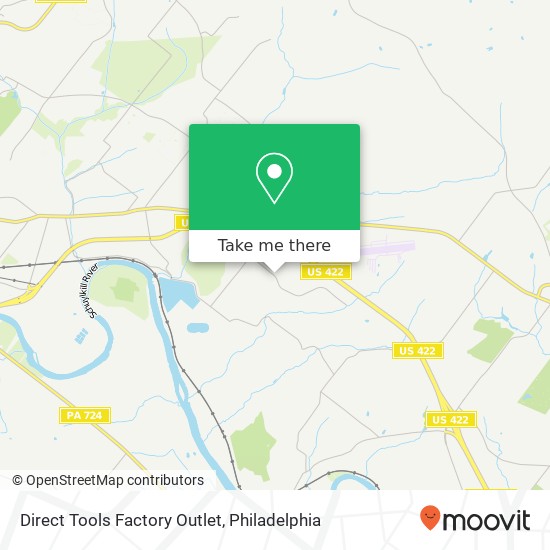 Direct Tools Factory Outlet map