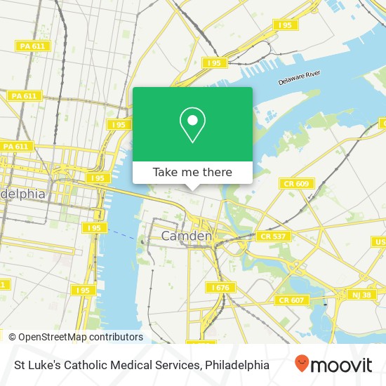 Mapa de St Luke's Catholic Medical Services